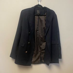 Dark Navy/Black Blazer